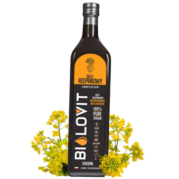 Bilovit - Koldpresset rapsolie - 1000 ml