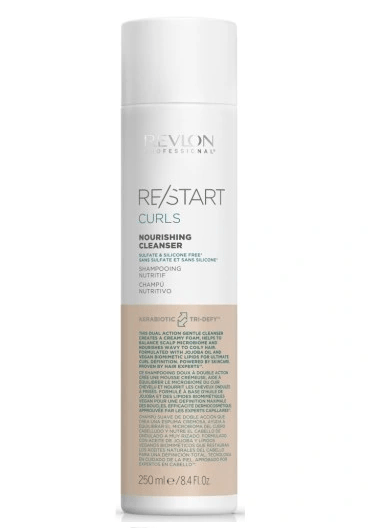 Revlon Restart Curls Cleanser Shampoo 250 ml