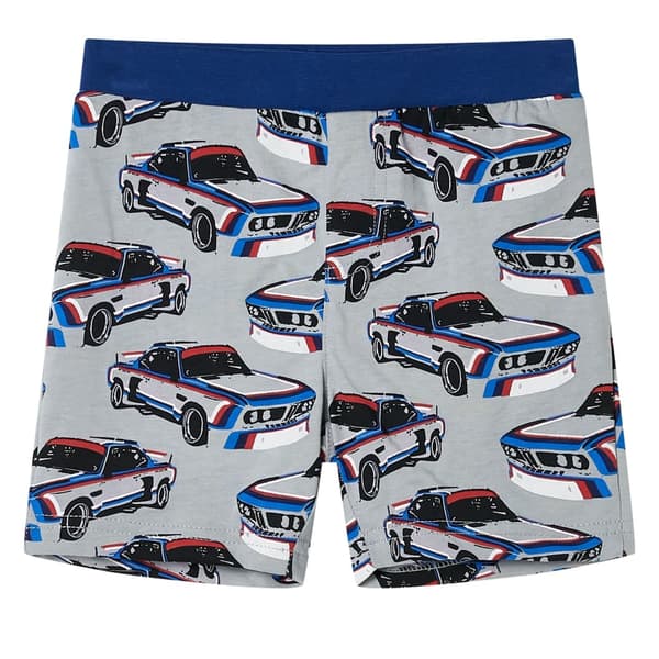 Barnpyjamas med korta ärmar, grå, 104