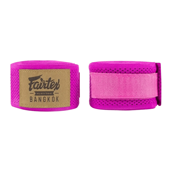 Fairtex Elastiska HW4 Boxningslindor Rosa 4,5M