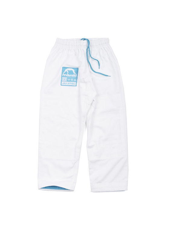 MANTO Kimono/Gi för Barn Junior 2.0 Vit + Vitt Bälte M2