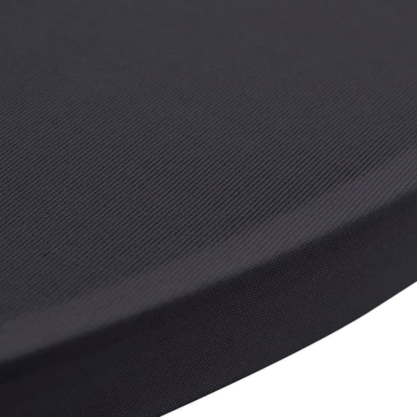 vidaXL Elastiska bordsdukar, 4 st, 70 cm, Antracit