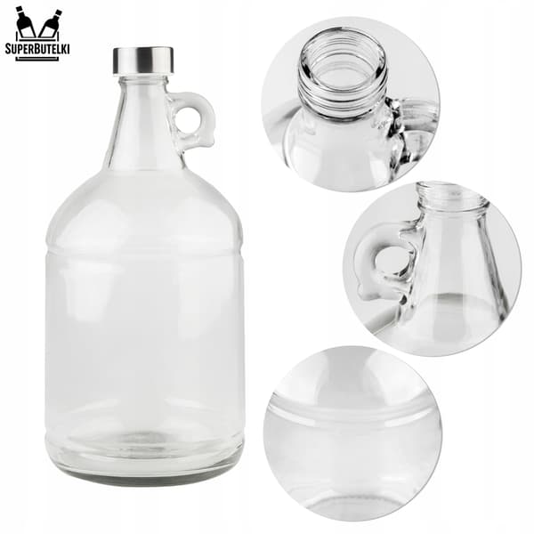 Set - 6x DAMA 3 L med handtag och silverlock