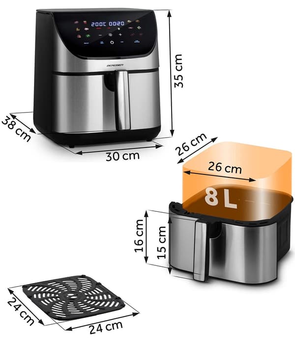 Berdsen BD-659 Sølv Airfryer