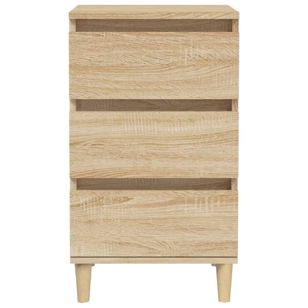 vidaXL Natbord, Sonoma Eg, 40x35x70 cm, Træbaseret materiale