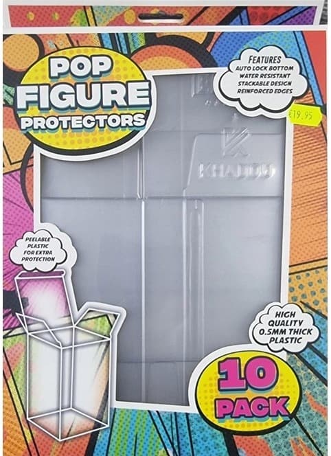 Khadou Funko POP standard 4" skydd 0,5 mm 10-pack