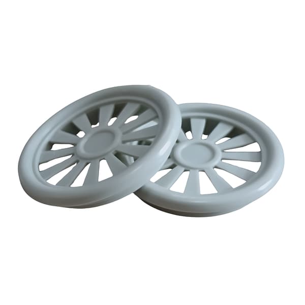 Ventilationsgaller för möbelskåp, diameter 40, solgrå, 10 st