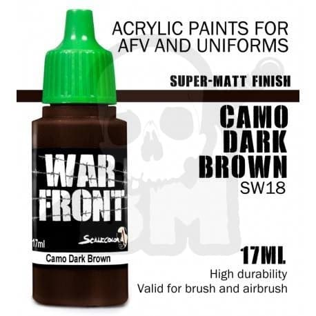 SW-18 Krigsfront Camo Mørkebrun