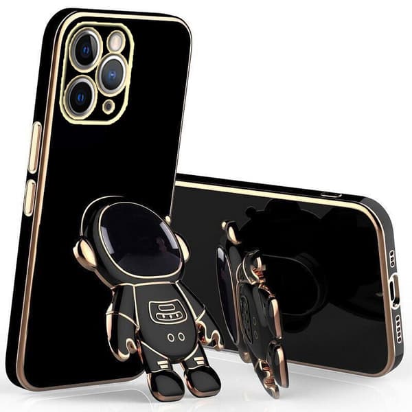 iPhone 14 Pro Max cover, Astronaut, Sort