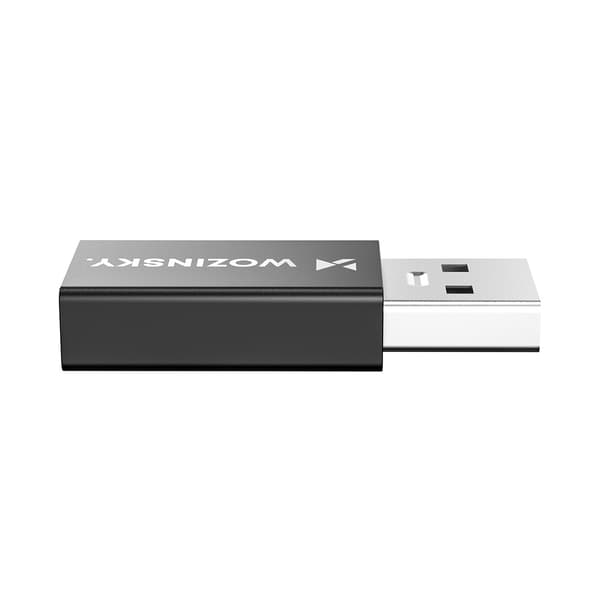USB-A - USB-C OTG-adapter - svart