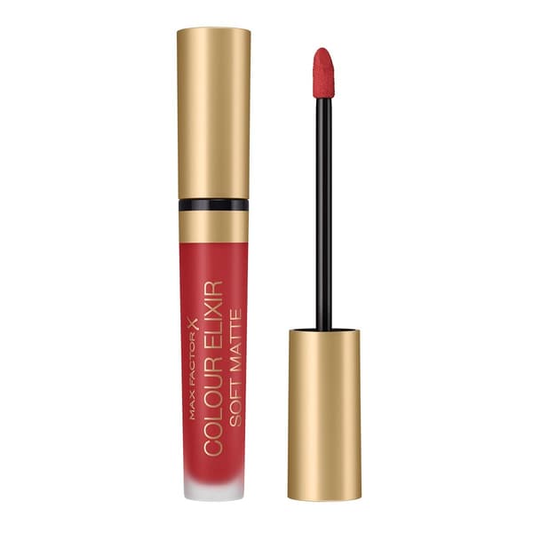Max Factor Colour Elixir Soft Matte Long-Lasting Liquid Lipstick - 30 Crushed Ruby 4ml