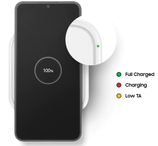 ORG Samsung Trådlös Laddare, Vit