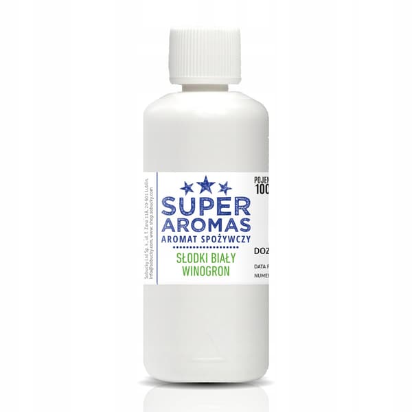 Superaromer Söt Vit Druvsmak 100 ml