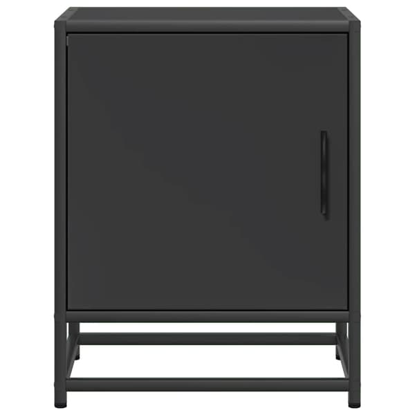 vidaXL sengebord, sort, 40x31x50 cm