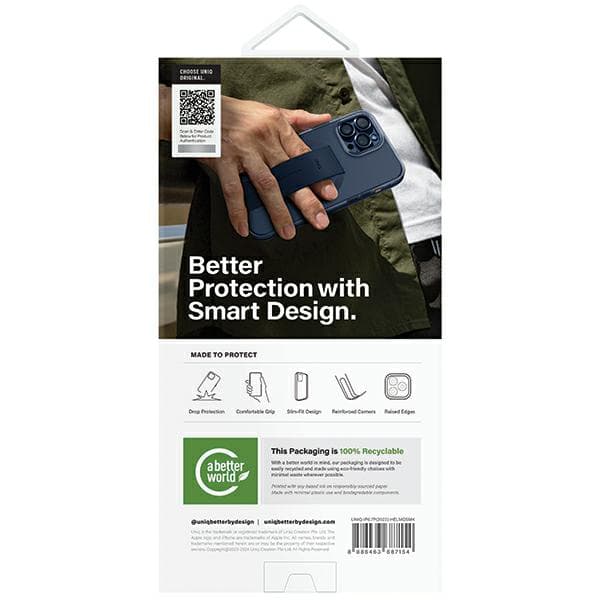 UNIQ Heldro Mag-etui til MagSafe til iPhone 15 Pro Max, sort