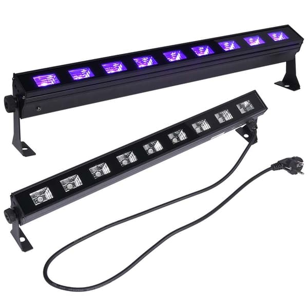 LIGHT4ME UV-stav 9 LED-lista ultraviolet stråle