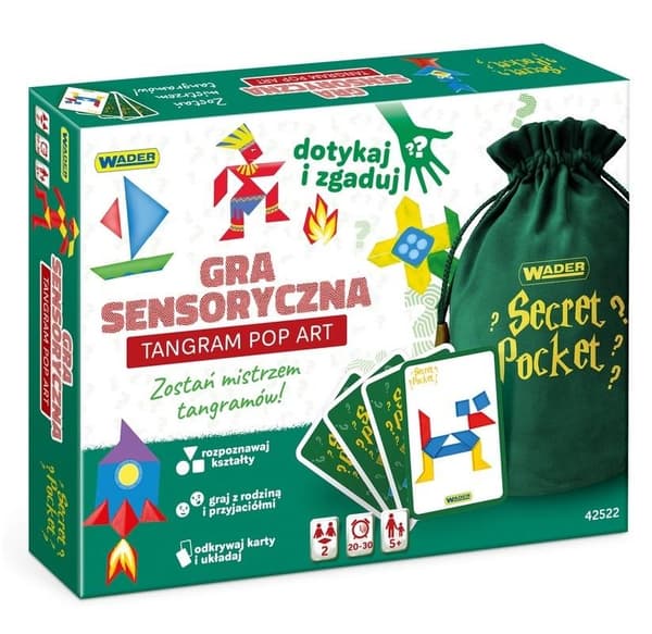 Play&Fun Hemmelig Lomme Tangram Pop Art