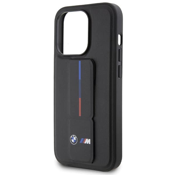 BMW Grip Hot Stamp-cover til iPhone 15 Pro Max, sort