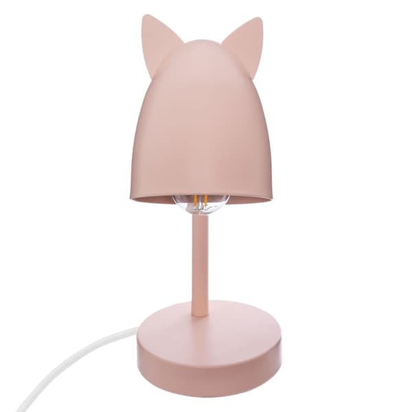 Rosa skrivbordslampa för barn