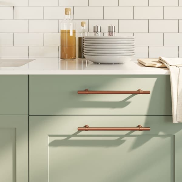 vidaXL skabsgreb 20 stk. bronze 192 mm rustfrit stål