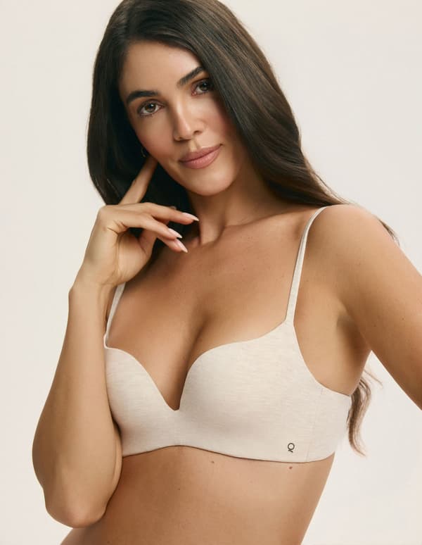 COMFIE Esotiq push-up -rintaliivit | beige 75D