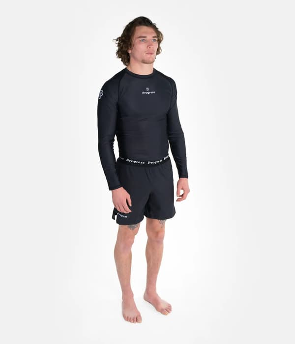 Progress Herr Rashguard Långärmad Academy Svart L