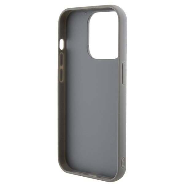 Guess Sequin Script Metal-skal till iPhone 15 Pro, silver/silver