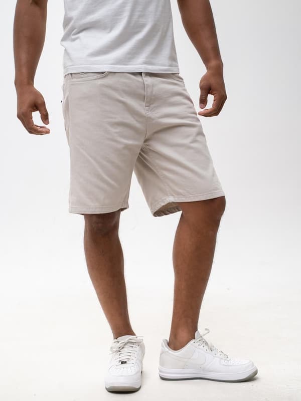 MyStars Washing Basic 30 Cremefärgade herrjeanshorts
