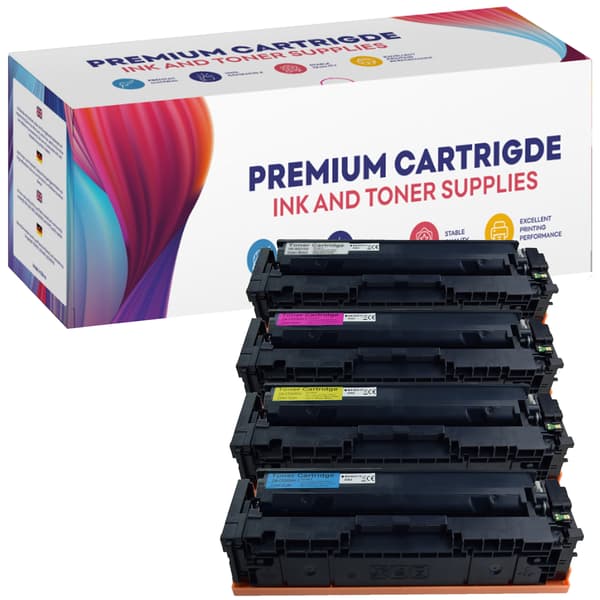 4x toner til Canon GP-C054H CMYK GP