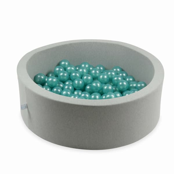 Leksaksbollar ø7cm 500st metallic turkos