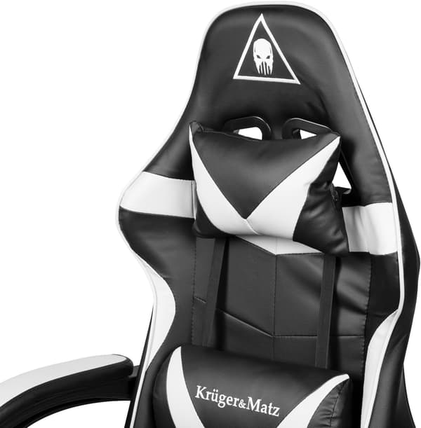 Kruger & Matz GX-150 Sort/Hvid Gamingstol