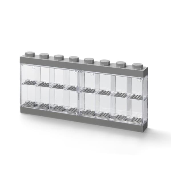 Lego-montre til 16 minifigurer, grå