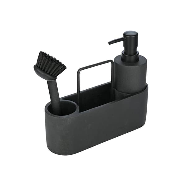 Vätskedispenser med borste och stativ