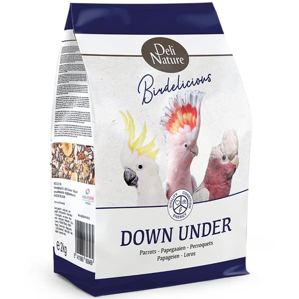 Deli Nature Birdelicious Down Under 750g - foder til store kakaduer
