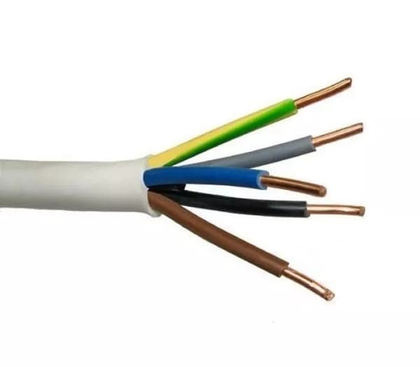 YDY kabel 5x1,5 rund ledning PRIS PR. METER