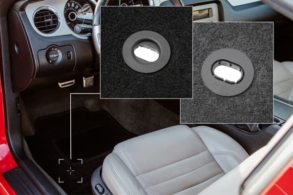 Måtter foran til: Chevrolet Camaro V 0 (2006-2015) sorte