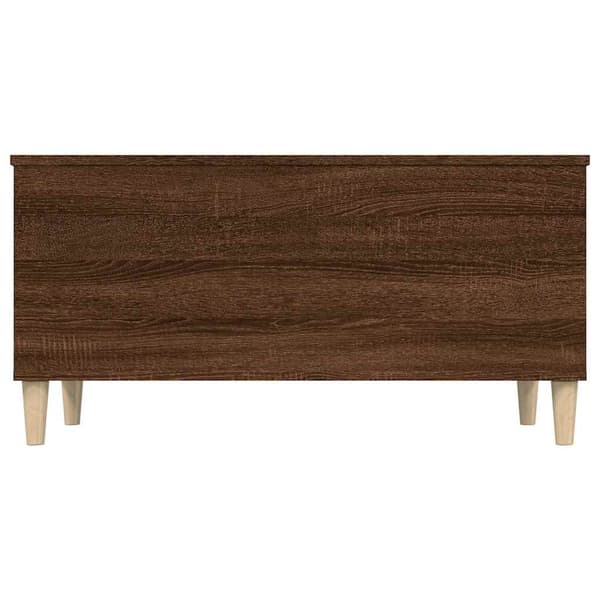 vidaXL sofabord brunt egetræ 90x44,5x45 cm