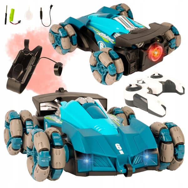 [pacza] Gesture Fjernstyret Bil Drift 4X4 LED Lyd Røg Z3064