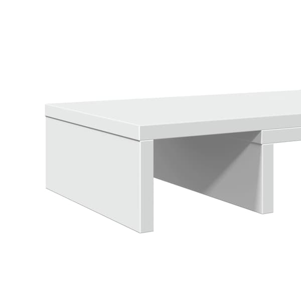 vidaXL Justerbart skärmstativ vit 60x24x10,5 cm