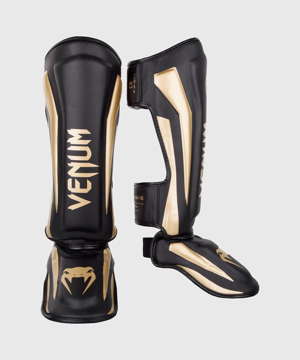 Venum Elite Benskinner Sort/Guld L