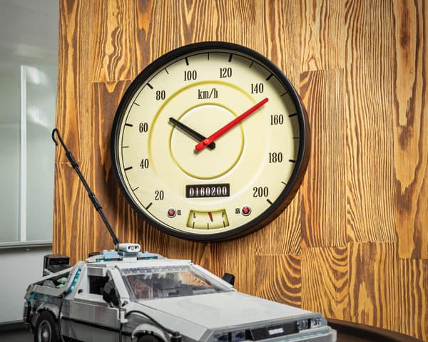 Väggklocka för förare RETRO HASTIGHETSMÄTARE