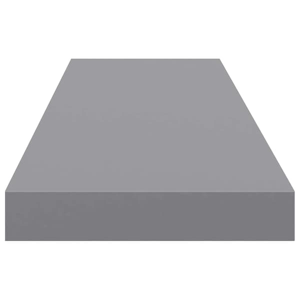 vidaXL Seinähylly harmaa 90x23,5x3,8 cm MDF