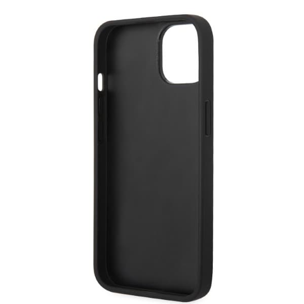 Karl Lagerfeld Glitter Choupette Patch-skal till iPhone 14, Silver