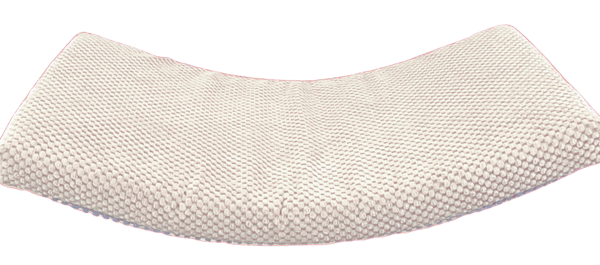 Metal kattehylde Arc 60cm Creme