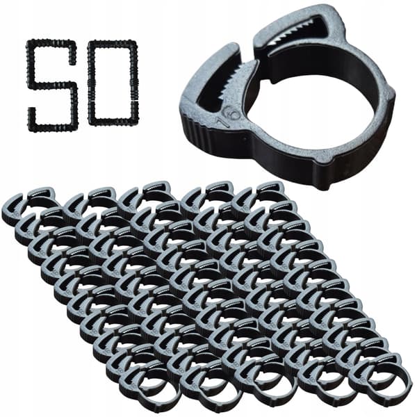 Droppledningsklämmor, 50-pack