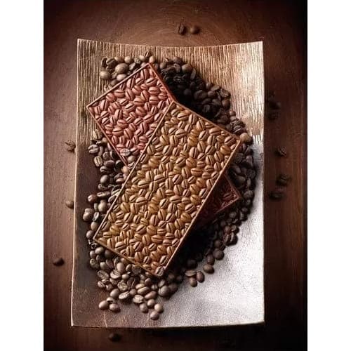 Silikonchokladform, Kaffebönor