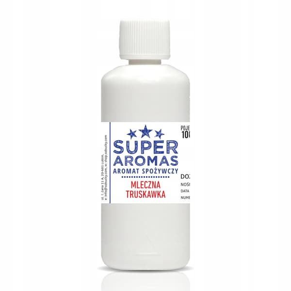 Superaromas Mælk Jordbær Madsmag 100 ml