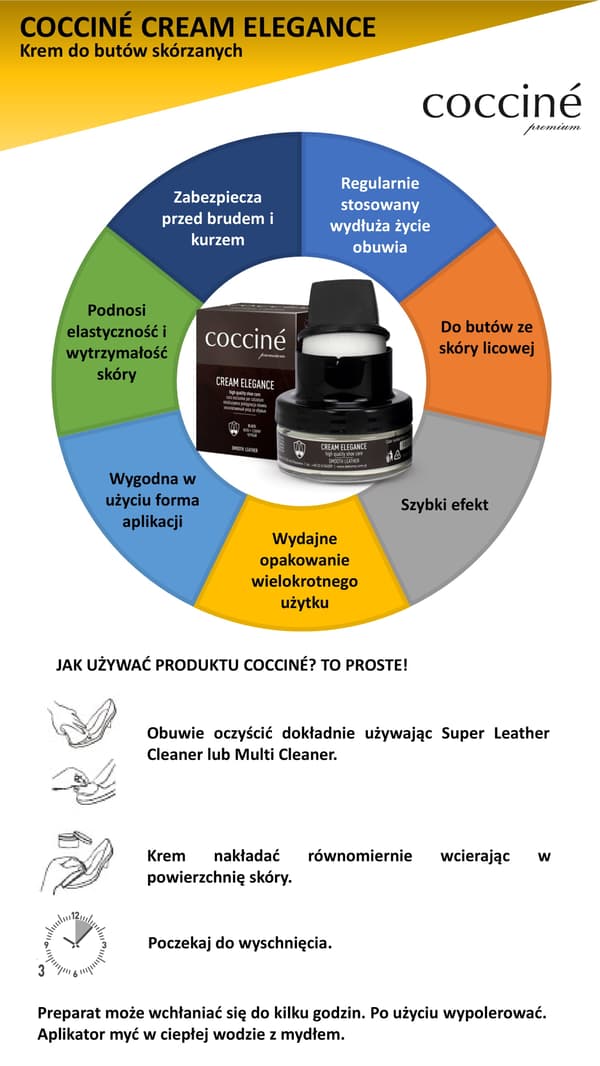 Närande skokräm - CREAM ELEGANCE silver 50 ml