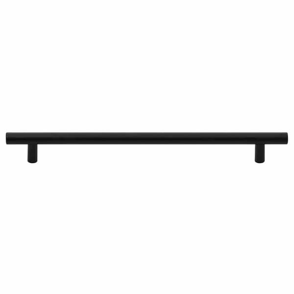 vidaXL skabsgreb, 5 stk., sort, 224 mm, rustfrit stål