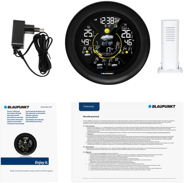 Blaupunkt WS65BK APP sääasema
